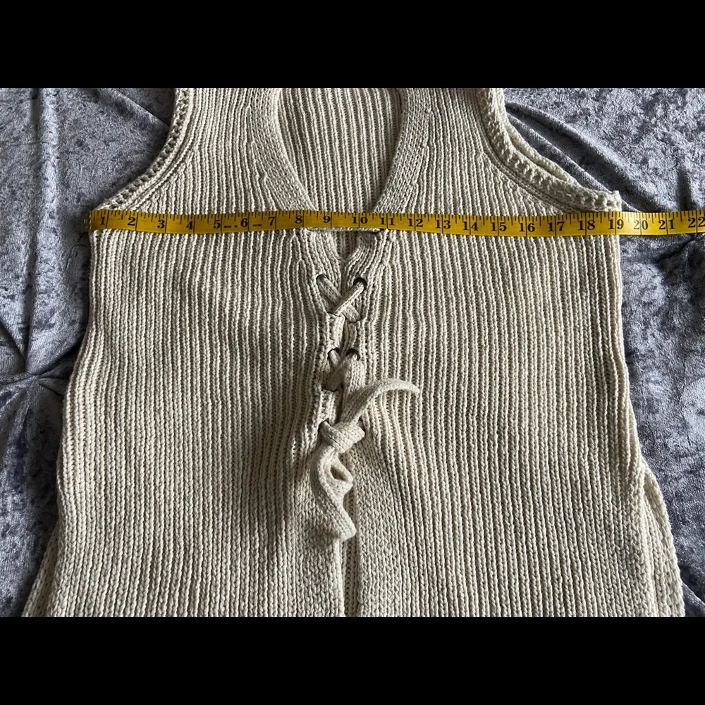 cupcakes & cashmere Knitted Sweater Vest Size S - Picture 7 of 7